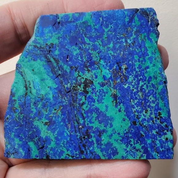 Azurite with Malachite Crystal Slab - Picture 8 of 11